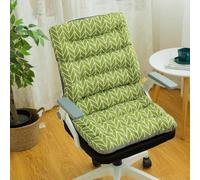KWULDNAL Coussins de Siège Coussin Exterieur Jardin avec Ceinture élastique au Dos pour Chaise, Fauteuil ou transat de Jardin, terrasse ou Balcon(A,100x45cm)