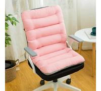 KWULDNAL Coussins de Siège Coussin Exterieur Jardin avec Ceinture élastique au Dos pour Chaise, Fauteuil ou transat de Jardin, terrasse ou Balcon(Pink,85x45cm)