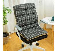KWULDNAL Coussins de Siège Coussin Exterieur Jardin avec Ceinture élastique au Dos pour Chaise, Fauteuil ou transat de Jardin, terrasse ou Balcon(C,85x45cm)