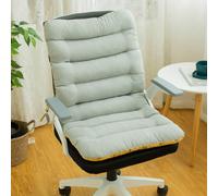 KWULDNAL Coussins de Siège Coussin Exterieur Jardin avec Ceinture élastique au Dos pour Chaise, Fauteuil ou transat de Jardin, terrasse ou Balcon(Gray,100x45cm)