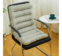 KWULDNAL Coussins de Siège Coussin Exterieur Jardin avec Ceinture élastique au Dos pour Chaise, Fauteuil ou transat de Jardin, terrasse ou Balcon(D,85x45cm)