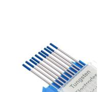 Kwweeoo Électrode tungstène WL20, 2% lanthane, Bleu, 10pcs Ø:2.4 mm, L:175 mm