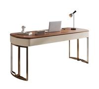 Kx9Lb8d Bureau d'écriture Bureau à Domicile avec Cadre en métal, Poste de Travail Moderne tiroirs Rangement, Marron rétro Bureau à Domicile