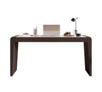 Kx9Lb8d Bureau d'écriture Bureau Moderne et Minimaliste avec tiroirs Poche latérale, Table d'écriture Luxueuse en Dalle de Pierre for Ordinateur Portable Chargeur Bureau à Domicile