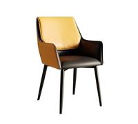 Kx9Lb8d Chaises de réception Chaise de Salle à Manger Nordique en Cuir PU, Moderne, Balcon, vanité Mariage, Chaise, Cuisine, Banquet, Meubles Maison(Yellow)