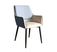 Kx9Lb8d Chaises de réception Chaise de Salle à Manger Nordique en Cuir PU, Moderne, Balcon, vanité Mariage, Chaise, Cuisine, Banquet, Meubles Maison(Blue)