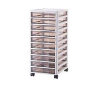 Kx9Lb8d Classeur Chariot à tiroirs Mobile, étagère de tri données, bibliothèque Stockage Multicouche Bureau Armoire de Bureau