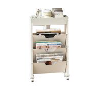 Kx9Lb8d Classeur Support de fichiers Mobile, étagère Sol Multicouche, Support Stockage données for Livres et Papeterie, Organisateur Station Bureau Armoire de Bureau
