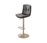 Kx9Lb8d Tabourets de comptoir Tabouret Haut Tabouret de Bar élévateur Chaise Dossier(Dark Gray)