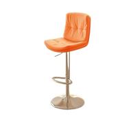 Kx9Lb8d Tabourets de comptoir Tabouret Haut Tabouret de Bar élévateur Chaise Dossier(Orange)