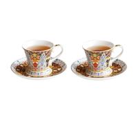 Kx9Lb8d Tasse à thé Ensemble de tasses à café et soucoupes en porcelaine d'os exquise haute qualité, vaisselle thé Vintage l'après-midi, assiettes collation, coffret cadeau