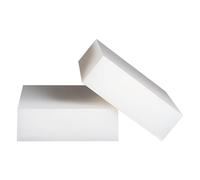 KXAOXGRC Feuille de Bloc de Banc en Caoutchouc de Silicone, Bloc de Banc en Caoutchouc, Feuilles Silicone Blanches, 10mm, Plusieurs Tailles, Paquet 6(150mm x 150mm)