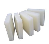 KXAOXGRC Feuille de Bloc de Banc en Caoutchouc de Silicone, Feuilles de Caoutchouc Solide, Joints Bloc en Silicone Blanc 50x50mm 100x100mm épaisseur 3-50mm(100 * 100 * 5mm)