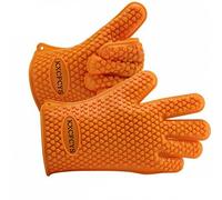 Kxcfcys® 1 paire de gants de cuisine en silicone résistant à la chaleur pour barbecue grill et four