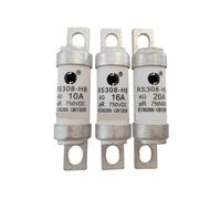 KXIWLUFV Fusible RS308-HB-4G 10 A, 16 A, 20 A, 25 A, 32 A, 40 A, 50 A, 63 A, 80 A, 100 A, 750 V CC, pièces(80A)