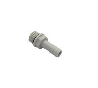 KXJSYL Tool 1 raccord de Tuyau en Plastique 6 mm, 8 mm, 10 mm, 12 mm, Queue cannelée, connecteur à Filetage mâle 1/4" BSP, raccord de Joint, Adaptateur de raccords de tuyaux(Grayish white-03)