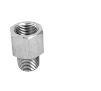 KXJSYL Tool 1pc M14 M16 Femelle X M8 M10 M12 M14 M16 M18 M20 1/8" 1/4" 3/8" 1/2" Mâle BSP Filetage Raccord de Tuyau Haute Pression en Acier Inoxydable(F M14x1.5-M M8x1.25)
