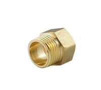 KXJSYL Tool 1pc M14 M20 1/8" 1/4" 3/8" 1/2" BSP NPT Femelle à mâle Filetage Laiton raccord de Tuyau Adaptateur coupleur connecteur(F 1I4-M NPT1I4)