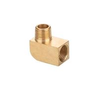 KXJSYL Tool 1pc M6 M8 M10 M12 1/8" 1/4" BSP Femelle vers mâle Filetage Laiton coude à 90 degrés Tube raccord de Tuyau Adaptateur for système de Lubrification à l'huile(Elbow,F M8x1-M M6x1)