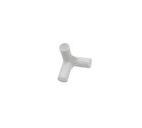 KXJSYL Tool Connecteur croisé coudé Droit en PVC, 12mm, 5 pièces, Joint en té 60 90 120 135 degrés, raccord de Tuyau en PVC, raccords Fixes de Tente à Monter soi-même(White-06)