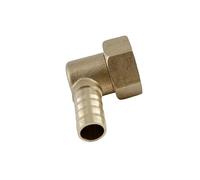 KXJSYL Tool Connecteur de raccord de Tuyau en Laiton Rotatif à 90 degrés, Filetage Femelle 1/2 "BSP à 4mm 6mm 8mm 10mm, 1 pièce(6mm)