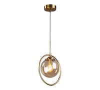 KXKLGWHN Abat-Jour de Lampe à Suspension Moderne Nordique, Lustre à tête Unique de Base E14, plafonnier encastré, Salle à Manger, Salon, Bar, luminaires de décoration