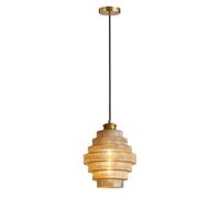 KXKLGWHN Lustre encastré, suspension en verre de style nordique, abat-jour suspendu de personnalité créative, luminaires décoratifs pour balcon de restaurant, source de lumière E27, lampe à suspension