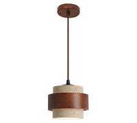 KXKLGWHN Suspension en travertin jaune de style industriel nordique, lustre à suspension réglable, douille E26, luminaire suspendu en pierre naturelle, luminaire décoratif pour îlot de cuisine ou cham