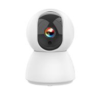 KYF Caméra intérieure filaire rotative motorisée P/T Full HD 4MP avec sirène intégrée