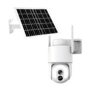 KYF Caméra IP Motorisée Extérieure Ultra HD 3K+ 6MP - 100% Solaire - WiFi 6 - Batterie 9000 mAh - IP65