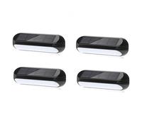KYF - (Lot de 4 Applique Solaire Murale LED Blanc Chaud ou Multi-Couleur 3000K