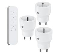 Lot 3 prises intérieur télécommandées - KYF - 2300W - Inclus télécommande