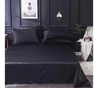 KYKHT Drap de Lit Satin de Soie - Doux Confort Premium Hôtel 1 Pièce Literie Housse de Matelas (Uniquement) - 230x250cm