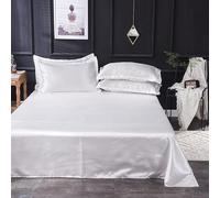 KYKHT Drap de Lit Satin de Soie - Doux Confort Premium Hôtel 1 Pièce Literie Housse de Matelas (Uniquement) - 230x250cm