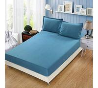 KYKHT Drap-housse en microfibre de coton de qualité supérieure - Grand bonnet - 30 cm d'épaisseur - 150 x 190 cm