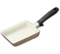 Kyocera Cerabrid, PFAS, plomb, cadmium, sans fluor, céramique transformée, céramique d'oeuf, 13 x 18 cm, compatible avec gaz IH, utilisation antiadhésive, utilisation d'huile, moins de chaleur