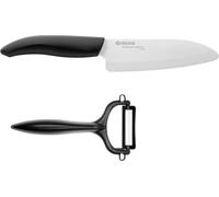 KYOCERA Couteau Santoku Céramique Couteau de cuisine avec éplucheur Nouveau