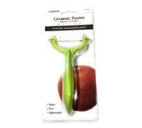 KYOCERA - CP10NGR - Eplucheur rasoir vert avec lame céramique ultra tranchante - matériau sain qui ne rouille pas et n'oxyde pas les aliments