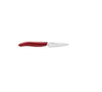 Couteau office céramique lame blanche 7.5 cm KYOCERA manche Rouge