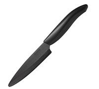 Kyocera FK-110-BK BK Couteau d'Office Manche Noir Lame Céramique Noire 11 cm