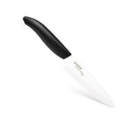 Kyocera FK-110-WH BK Couteau d'Office Manche Noir Lame Céramique Blanche 11 cm