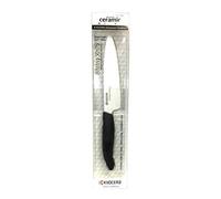 Kyocera FK-130-WH BK Couteau Universel Manche Noir Lame Céramique Blanche Couteau universel 13 cm