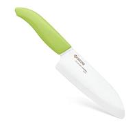 Kyocera FK-140-Wh GR Couteau du Chef Manche Vert Lame Céramique Blanche 14 cm