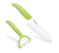 Kyocera GIFT SET GR Couteau du Chef : 1 Fk-140-Wh Gr + 1 Eplucheur Cp-10-Ngr Vert