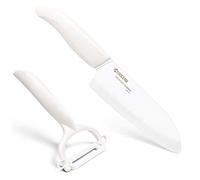 Kyocera GIFT SET WH Petit Couteau avec Éplucheur, Céramique, Blanc, 3,3 x 15,1 x 33,2 cm FK140CP10NWW