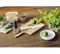 KYOCERA Keramik-Santokumesser, CHOWA weiß transparent/ silber