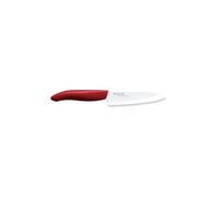Couteau office céramique lame blanche 7.5 cm KYOCERA manche Rouge