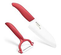 Kyocera Set 140+Cp10 RD Couteau du Chef: 1 Eplucheur CP-10-Nrd Rouge