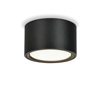 KYOTECH LED Spot en Saillie - 3000K Noir Mat Spots de Plafond 6W 550LM GX53 LED Spots en Saillie - Ø95x55mm Spot de Plafond en Saillie 230V Spots de Plafond pour Chambre à Coucher Salon