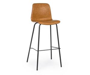 Kyra Pu Cuoio Vintage Bar Stool